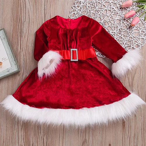 Новогодний костюм «Санта Клаус»  для девочки